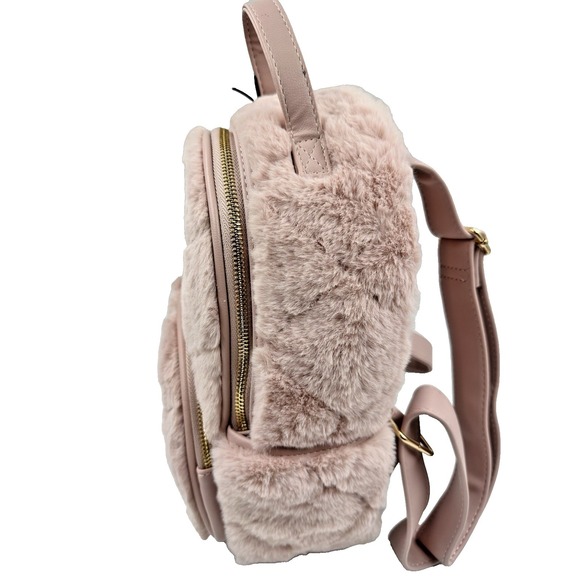 Juicy Couture Let\'s Get Cozy Backpack Plush Furry‎ in Blush Pink main image 7